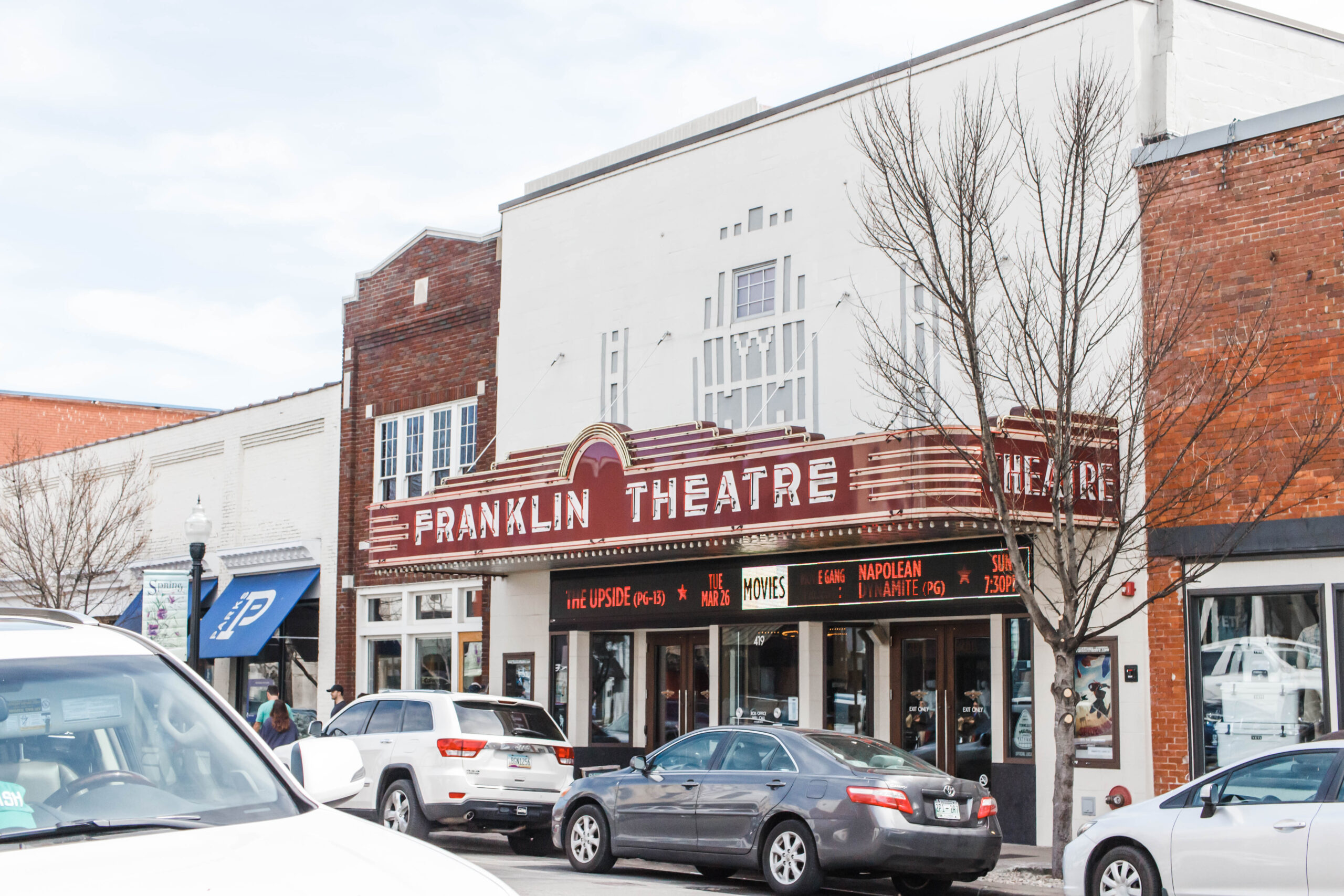 Old Franklin Theatre in Downtown Franklin Tennessee