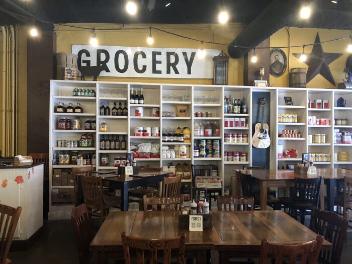 Day Trip to Franklin Tennessee - Puckett's Grocery Restaurant interior