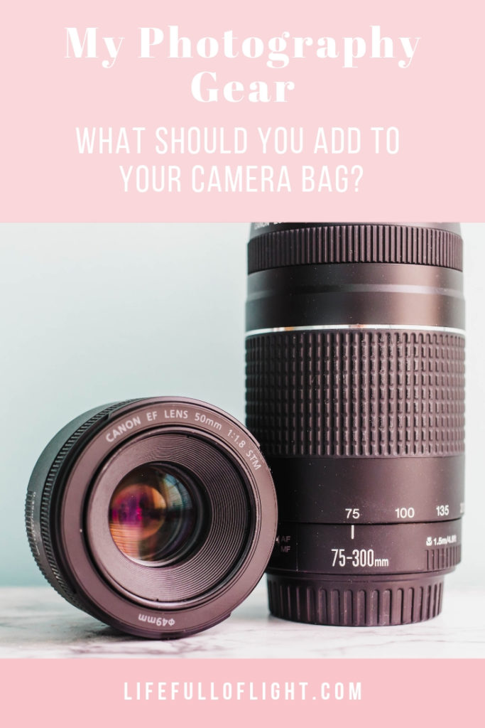 My Photography Gear: What Should You Add to Your Camera Bag?