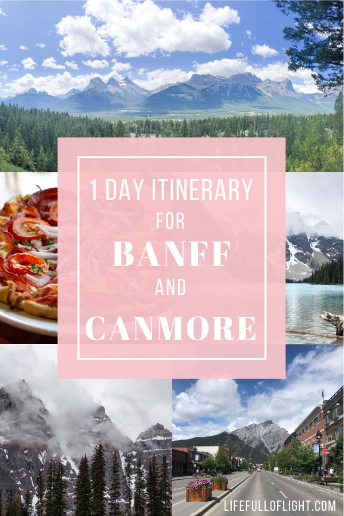 1 Day Itinerary for Banff and Canmore