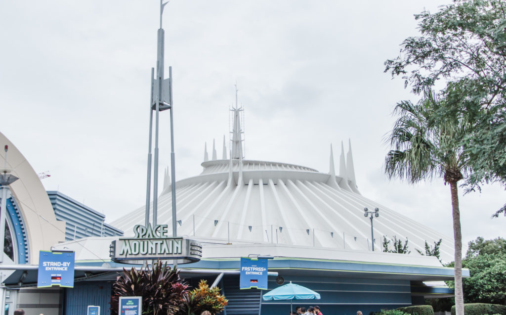 space mountain Tomorrowland Disney World Orlando Florida magic kingdom