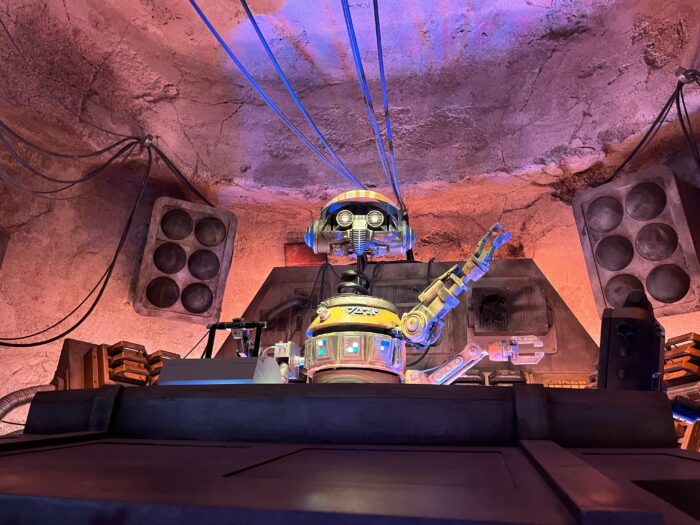 DJ Rex/R3X in Oga's Cantina Star Wars Galaxy's Edge Disney's Hollywood Studios