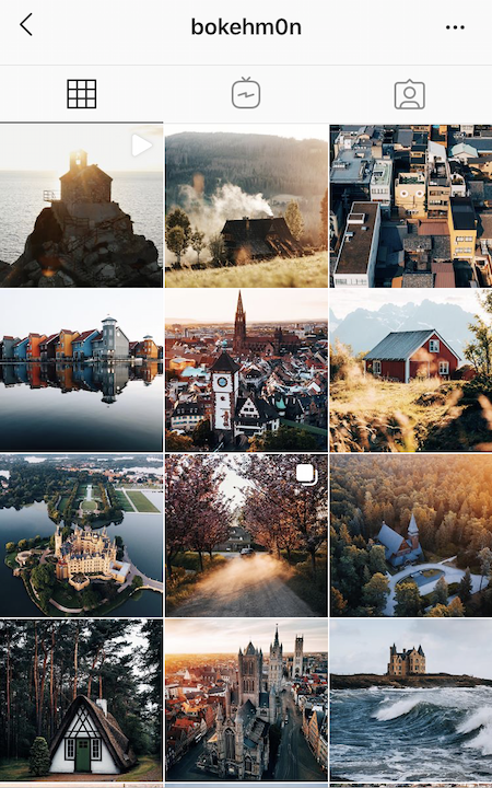bokehm0n instagram feed travel photography