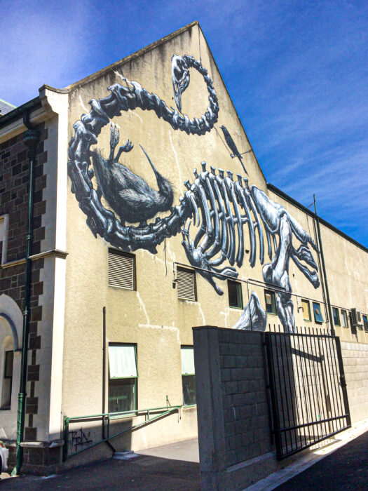 The Best Cities in the World to Find Street Art - Christchurch New Zealand mural by ROA