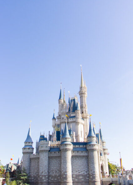 Cinderella's Castle at Walt Disney World Orlando Florida example of negative space in iPhone photography