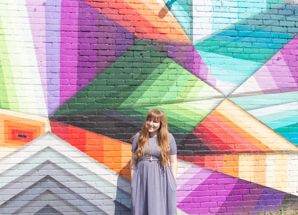Nashville Tennessee street art you don't want to miss - Google Fiber mural by Nathan Brown