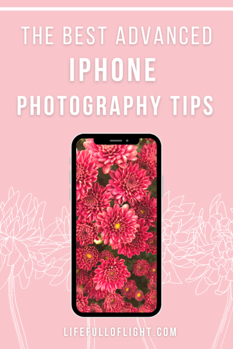 Want to take your iPhone photography to the next level? Read these tips to take better photos from Life Full of Light! If you want more than the basics of taking pictures with a smartphone, this list teaches professional photography skills like composition and secret hacks available on iPhone. #iphonephotos #improvephotography #photographytips