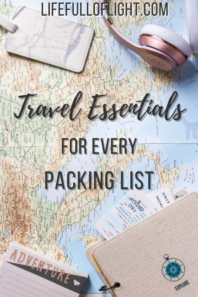 Travel Must-Haves: Essentials for Any Packing List - These are the top travel essentials that you need to add to your packing list! Make you next trip as easy as possible with these fun products. This list from Life Full of Light will help you find the perfect gift for a traveler friend or for yourself! #travelmusthaves #travelessentials #packinglistessentials #printablepackinglist #packinglist #vacation