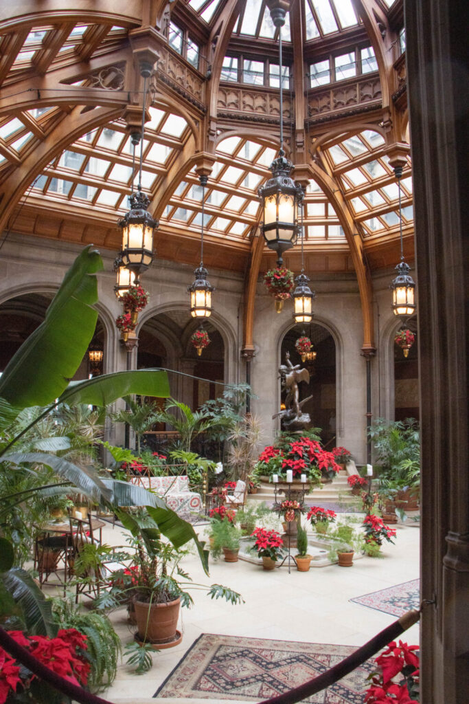 Why You Should Visit the Biltmore Estate at Christmas Time - The Winter Garden Room of the Biltmore House