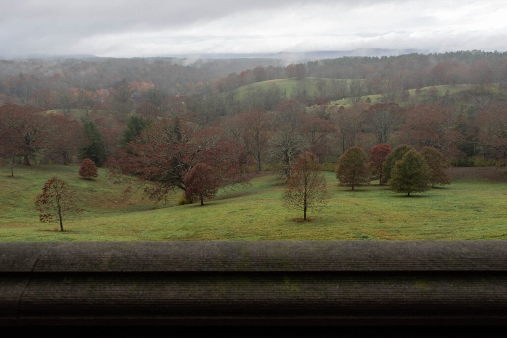 Why You Should Visit the Biltmore Estate at Christmas Time - The view from the balcony in the fall