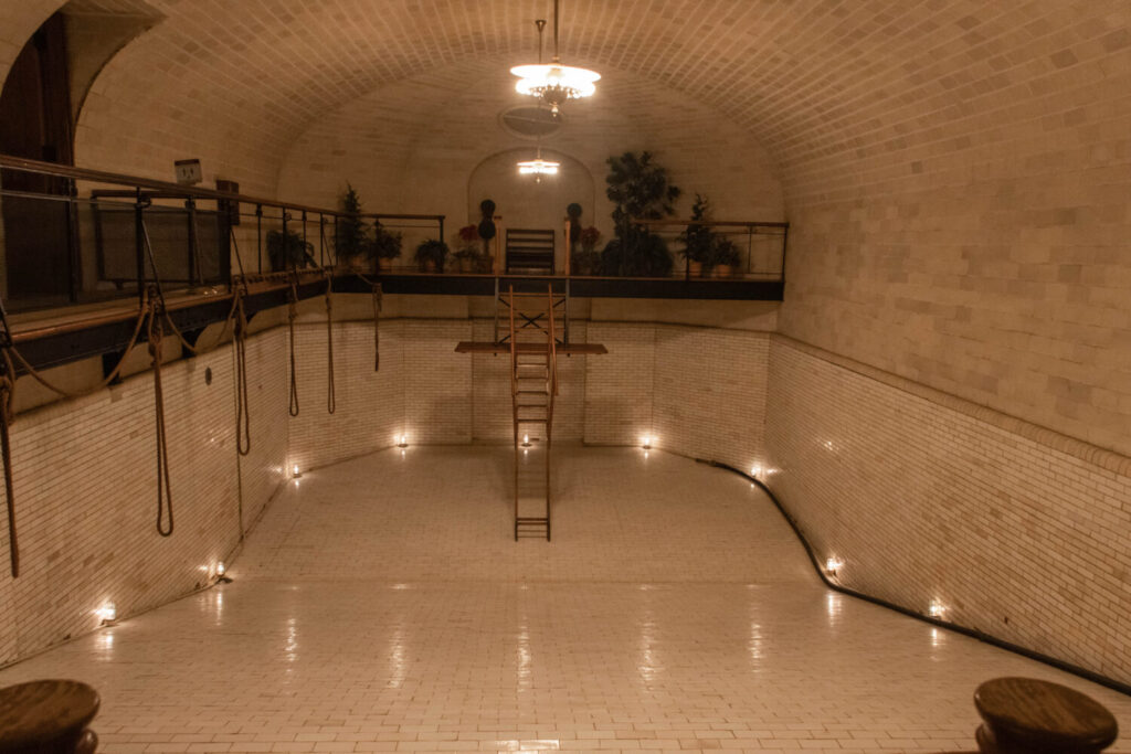 Why You Should Visit the Biltmore Estate at Christmas Time - The Underground indoor swimming pool