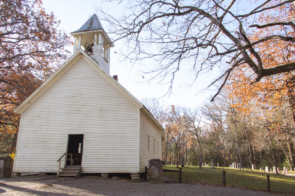 Great Smoky Mountain National Park - Cade's Cove white church