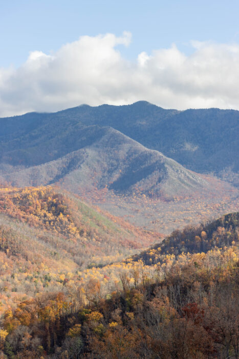 Great Smoky Mountain National Park - Mountain views in fall