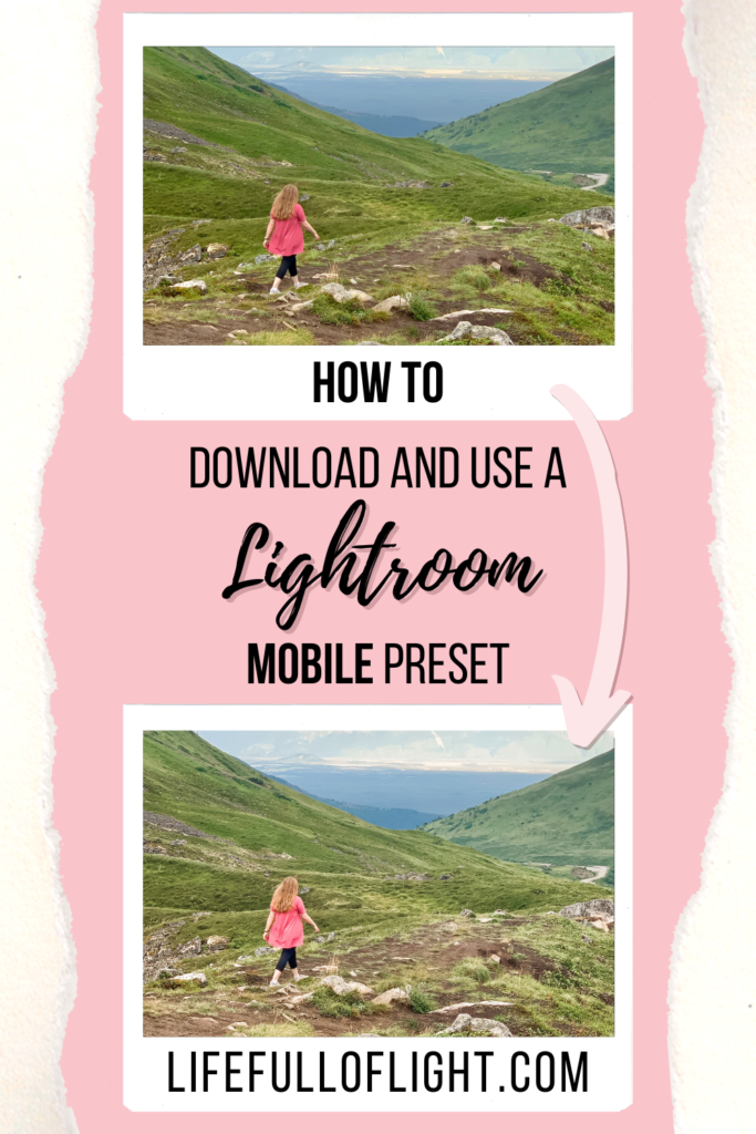 Lightroom Mobile presets are perfect for quick and easy edits that make your photos look amazing and your Instagram feed look cohesive. Get the free Everyday preset from Life Full of Light, and then use this simple step by step guide to download and use any preset for Lightroom Mobile. Edit your photos faster than ever before! #quickphotoediting #photoediting #lightroompreset #lightroommobile #freepreset #freelightroompreset