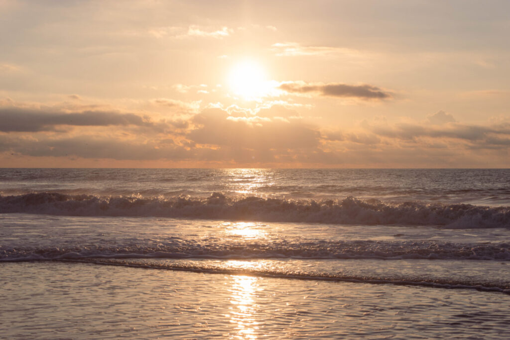 Why you should stay at Folly Beach near Charleston - Beach sunrise