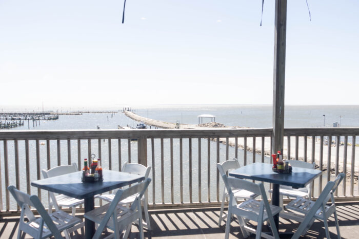 Weekend Getaway to Gulf Coast of Mississippi - Steve's Marina Restaurant gulf views