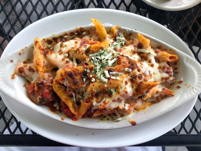 Things to do on a Weekend Getaway to Chattanooga, TN - Tony's Pasta Shop and Trattoria Baked Penne
