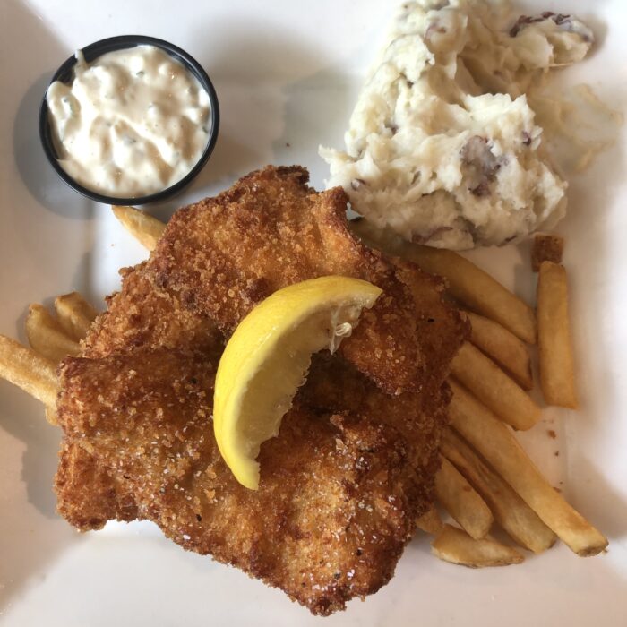 Things to do on a Weekend Getaway to Chattanooga, TN - Big River Grille and Brewing Works Fish and chips