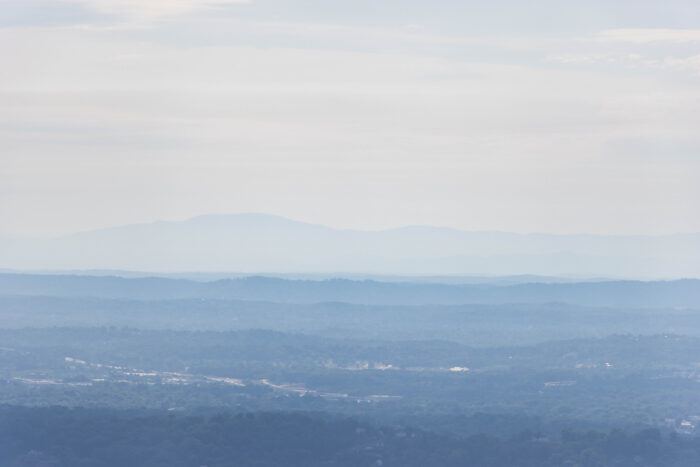 Things to do on a Weekend Getaway to Chattanooga, TN - View of Smokey Mountains from Lookout Mountain