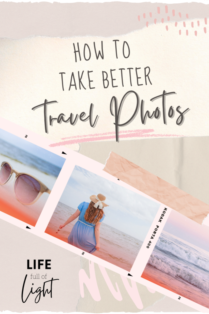 Learning how to take better travel photos starts with improving your photography skills. You don't have to be a professional travel photographer to take great vacation photos, but knowing a few easy tips can help take your pictures from okay to amazing! These 12 tips from Life Full of Light will show you how to take the best travel photos you've ever taken. From learning the best time of day to take photos to figuring out how to edit your photos and make them pop, this guide can help!