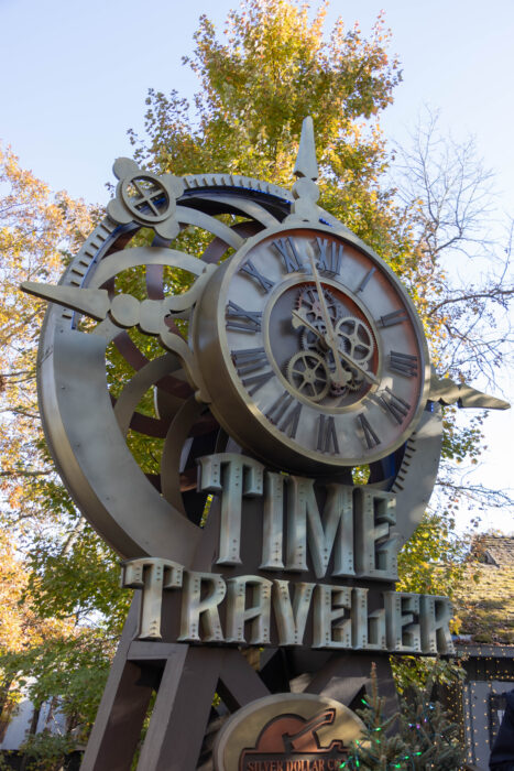 Silver Dollar City in Branson, MO - Time Traveler spinning rollercoaster