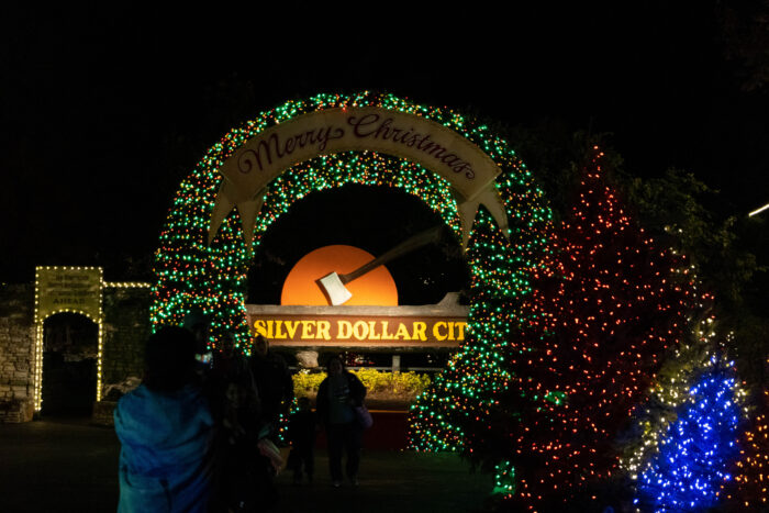 Silver Dollar City at Christmas time