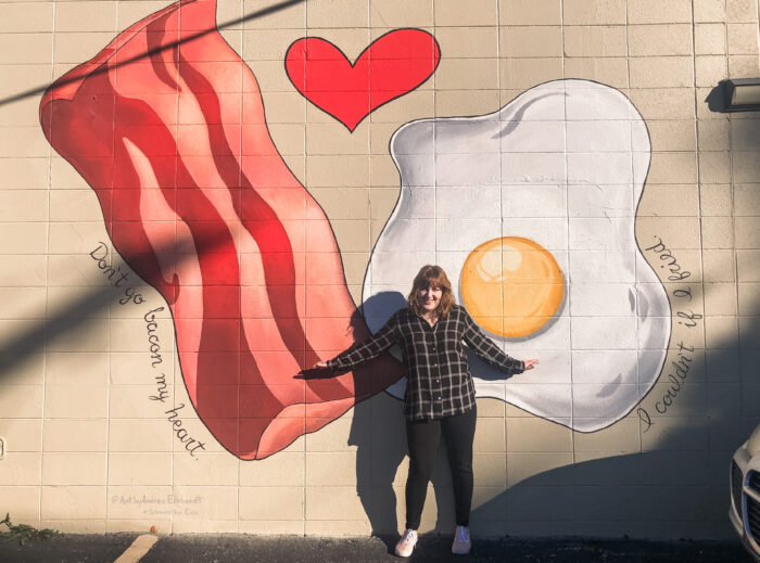 Murals in Springfield Missouri - Eggs and Bacon Street Art