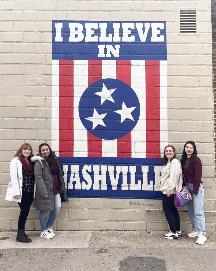 Nashville Bachelorette Party - I Believe in Nashville Mural