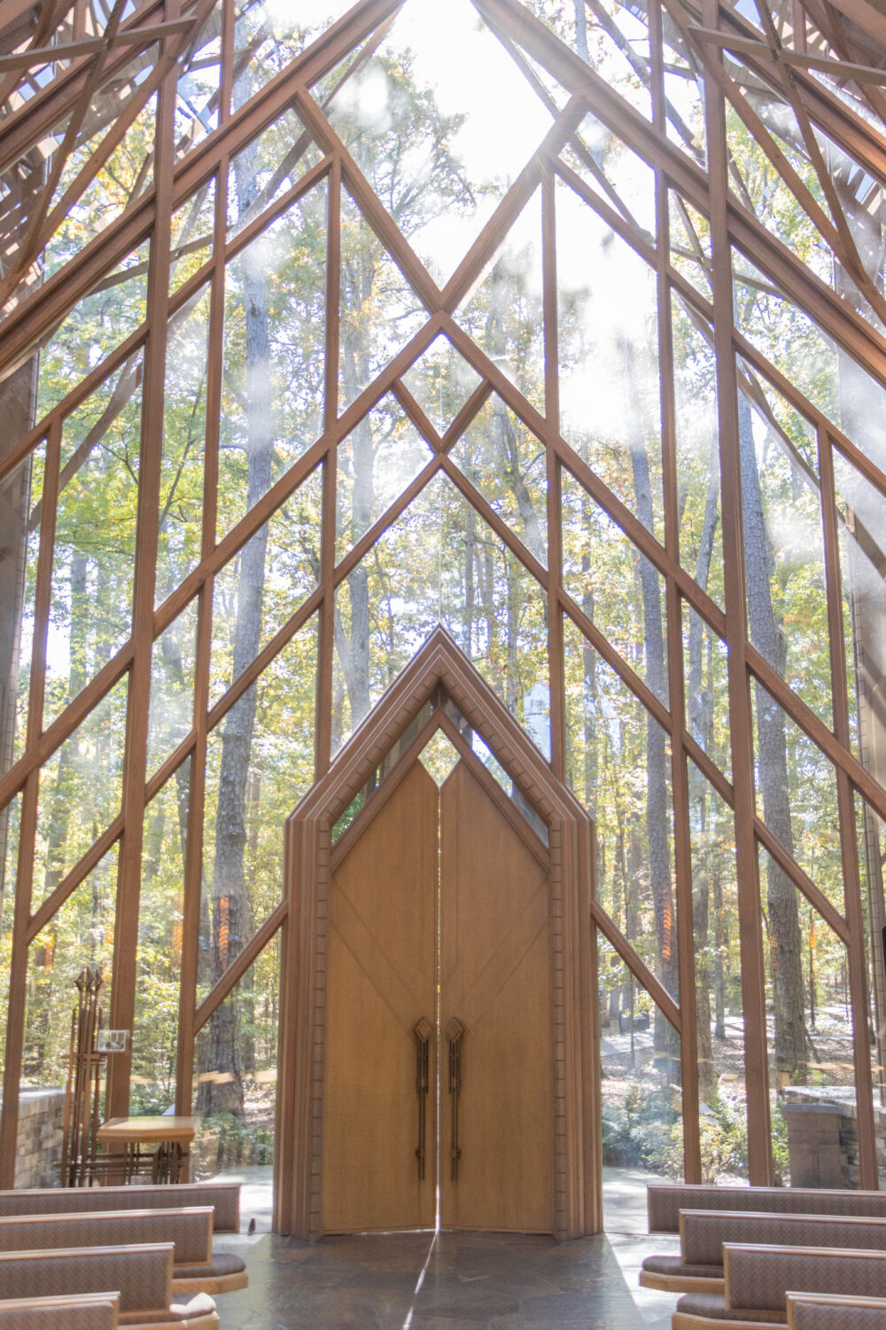 Best things to do in Hot Springs Arkansas - Anthony Chapel inside door