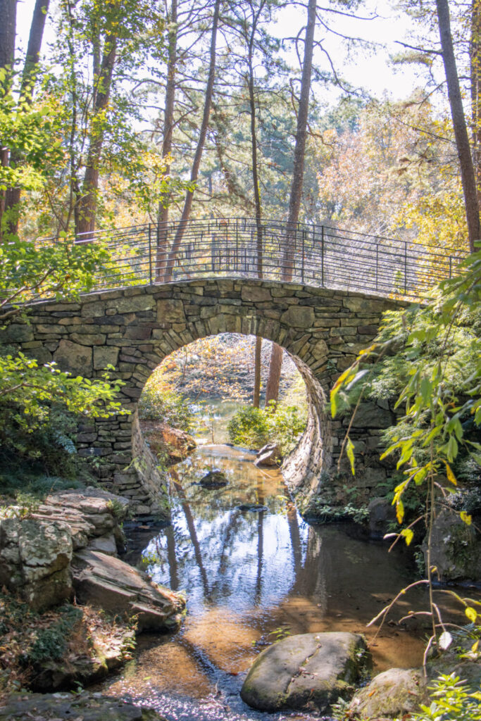 Best things to do in Hot Springs Arkansas - Garvan Woodland Gardens Bridge of the Full Moon