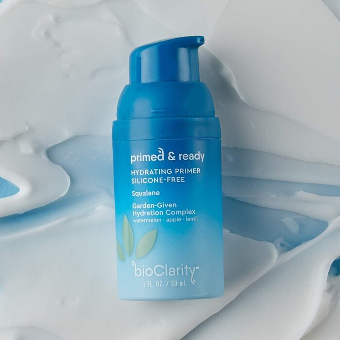 BioClarity Primed and Ready face primer - clean beauty non toxic ingredients natural makeup on amazon 